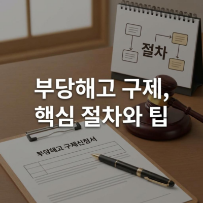 부당해고 구제신청 절차 및 이유서 작성 팁