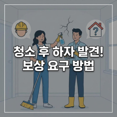 숨은 하자 발견 시 집주인·시공업체 보상 요구하는 법과 법적 근거
