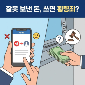 잘못 송금한 돈, 상대방이 출금했다면? 착오송금 횡령죄 적용 기준과 대응법 2 착오송금 횡령죄 적용 기준과 대응법