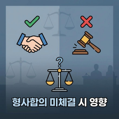 형사합의 안하면 벌어지는 일, 판결에 미치는 영향과 대응 방법